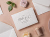 Wedding day folded card (d2) - to my mom dad mother father in law brother sister on my wedding day custom card with envelope thank you
