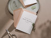 Wedding day folded card (d5) - custom dated thank you for being my groomsman best man ring bearer from groom bride with envelope 4.5x6.25"