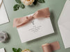 Wedding day folded card w/ envelope (d1) - thank you cards to family bridal party moh bridesmaid mom dad mil fil parents gift 4.5x6.25"