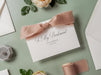 Wedding day folded card w/ envelope (d3) - thank you cards to family bridal party bridesmaid mom dad mil fil moh parents gift 4.5x6.25"