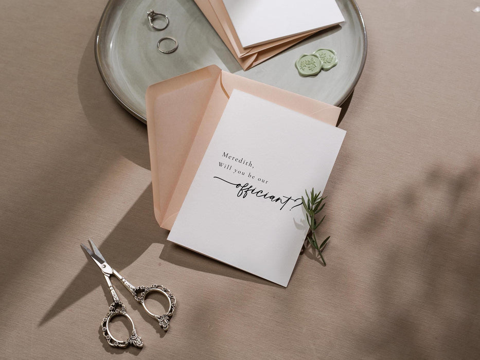 Will you be my? Wedding day folded card (d12) - custom personalized will you be my my sponsor host godparent godmother godfather 4.5x6.25"