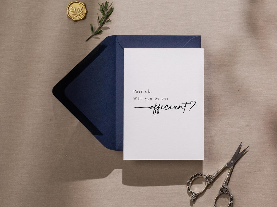 Will you be my? Wedding day folded card (d12) - custom personalized will you be my my sponsor host godparent godmother godfather 4.5x6.25"