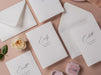 Will You Be My? Proposal Cards w/ Ribbon (D7) - Maid of Honor, Groomsmen, Flower Girl, Ring Bearer, Wedding Party, 4.5x6.25"