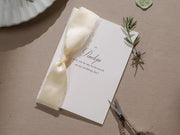 Will You Be My? Proposal Cards w/ Ribbon (D8) - Bridesmaid, Maid of Honor, Groomsman, Flower Girl, Officiant, Wedding Party, 4.5x6.25"
