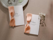 Will You Be My? Proposal Cards w/ Ribbon (D8) - Bridesmaid, Maid of Honor, Groomsman, Flower Girl, Officiant, Wedding Party, 4.5x6.25"