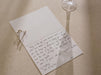 Gold Embossed Folded Card w/ Envelope (TY1) - 4.5 x 6.25 Modern Minimalist Letter Stationery Set Thank You Notes Engagement Wedding Shower