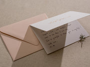 Gold Embossed Folded Card w/ Envelope (Maid) - Will You Be My Maid Of Honor Elegant Bridesmaid Proposal Card Wedding Planning Essential