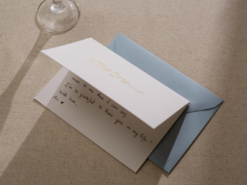 Gold Embossed Folded Card w/ Envelope (Maid) - Will You Be My Maid Of Honor Elegant Bridesmaid Proposal Card Wedding Planning Essential