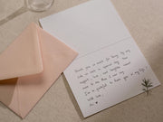 Gold Embossed Folded Card w/ Envelope (Matron) - Matron Of Honor Proposal Card Wedding Party Invitation Planning Stationery Essential