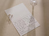 Gold Embossed Folded Card w/ Envelope (Bride) - To My Bride On Our Wedding Day Card From Groom Letter Stationery Modern Simple Minimalist
