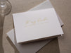 Gold Embossed Folded Card w/ Envelope (Bride) - Classic Wedding Stationery To My Bride On Our Wedding Day Card Letters from The Groom