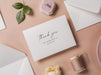 Thank you wedding day folded card (d15) - custom personalized thank you for marrying us card for officiant host priest pastor 4.5x6.25"