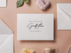 Will you be our? wedding day folded card (d14) - custom personalized name sponsor officiant godparent godmother godfather moh host 4.5x6.25"