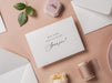 Will you be our? wedding day folded card (d13) - custom personalized sponsor officiant godparent host godmother godfather cards 4.5x6.25"