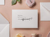 Will you be my? Wedding day folded card (d12) - custom personalized will you be my my sponsor host godparent godmother godfather 4.5x6.25"