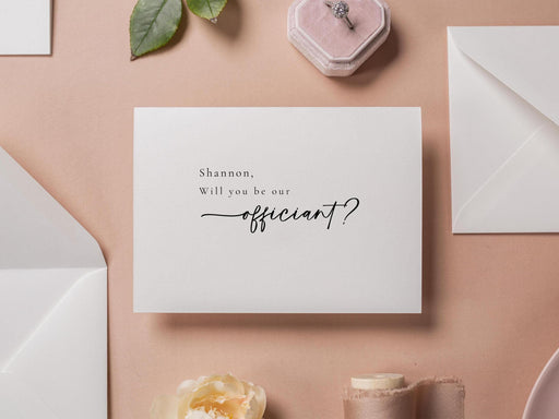 Will you be my? Wedding day folded card (d12) - custom personalized will you be my my sponsor host godparent godmother godfather 4.5x6.25"