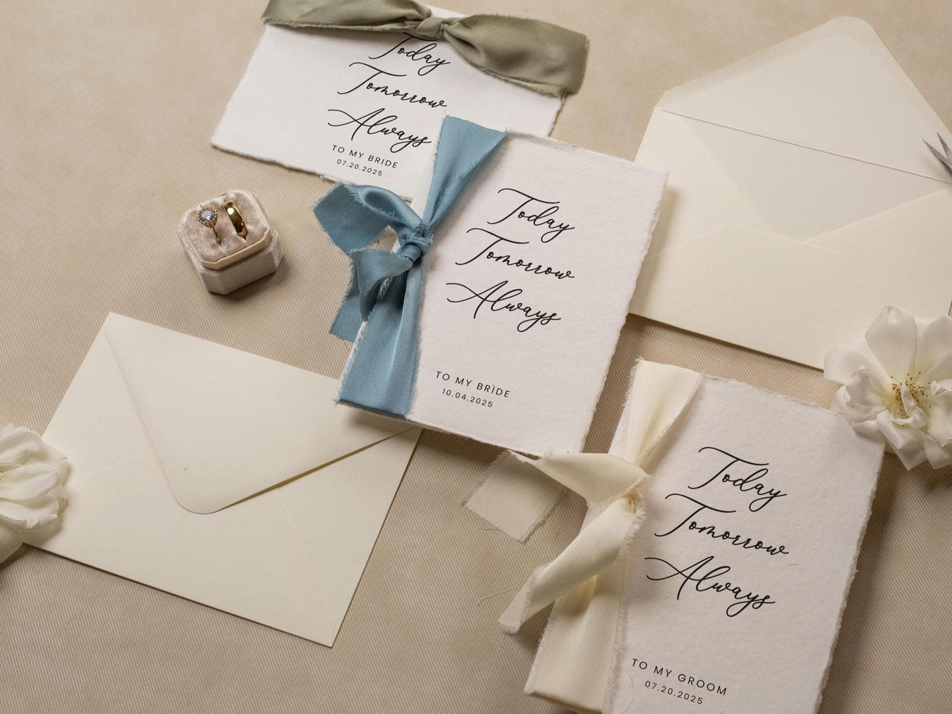 Wedding Day Cards - Bride & Groom