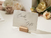 Cards and Gifts Sign Deckle Edge Paper (Design 4) - Gift Table Wedding Ceremony Reception Event Decor Signage Ready to Ship