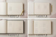 Interchangeable Photo Guest Book (D1) - 11.5 x 8.5 Custom Wedding Instax Polaroid Instant Pictures Signing Book Reception Party Scrapbook