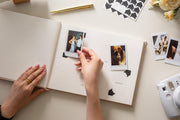 Interchangeable Photo Guest Book (D2) - 11.5 x 8.5 Custom Wedding Instax Polaroid Instant Pictures Signing Book Reception Party Scrapbook