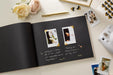 Interchangeable Photo Guest Book (D3) - 11.5 x 8.5 Custom Wedding Instax Polaroid Instant Pictures Signing Book Reception Party Scrapbook