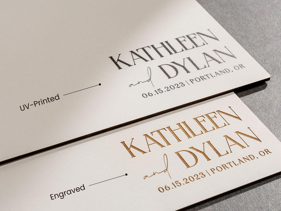 Wooden Luxe Photo Guest Book (D3) - Personalized Letters To The Bride Guestbook Memory Keepsake Album for Bride-to-be Gift Bridal Shower