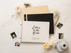Wooden Luxe Photo Guest Book (D3) - Personalized Letters To The Bride Guestbook Memory Keepsake Album for Bride-to-be Gift Bridal Shower