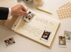 Engraved Premium Photo Guest Book (Design 1) - Wooden Minimal Wedding Guest Book for Photos of Guests, Personalized Keepsake Photo Album