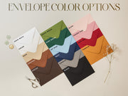 Printed Deckle Edge Save-the-Date Cards (D6) - 5x7 Custom wedding save the date stationary raw edge on thick cotton paper optional envelopes