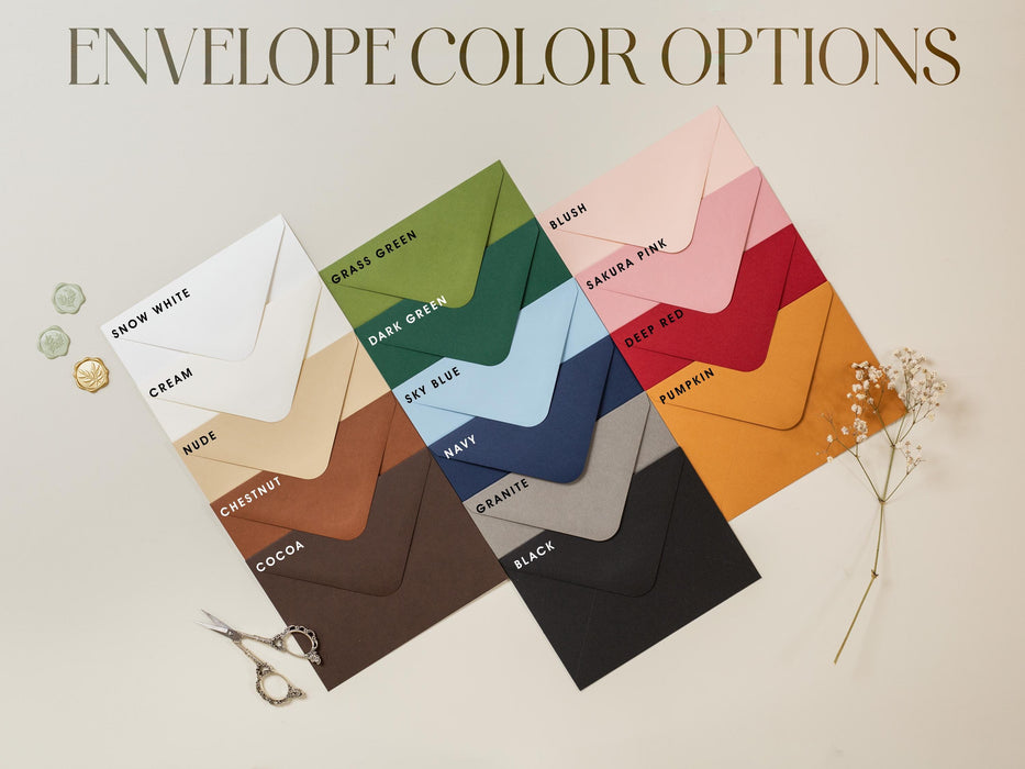 Printed Deckle Edge Save-the-Date Cards (D4) - 5x7 Custom Wedding Invitation Cards, Raw Edge Cotton Paper, w/ Optional Envelopes A7