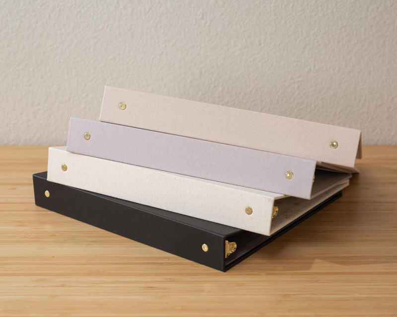 Linen Photo Album Binder (D8) - Custom Wedding Wishes Book Interactive Instax Peel-and-stick Photo Guestbook Memory Keepsake