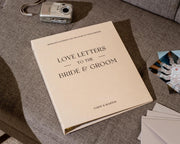 Letters to the Bride & Groom Scrapbook Binder w/ 20 Pages (D4) - Wedding Guestbook Keepsake Photos Marriage Memory Newlywed Engagement Gift