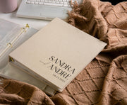 Self Stick Linen Photo Album Binder (D8)