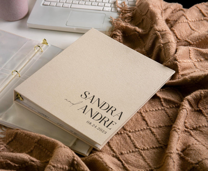 Self Stick Linen Photo Album Binder (D8)