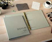Self Stick Linen Photo Album Binder (D8)