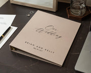 Self Stick Linen Photo Album Binder (D9)