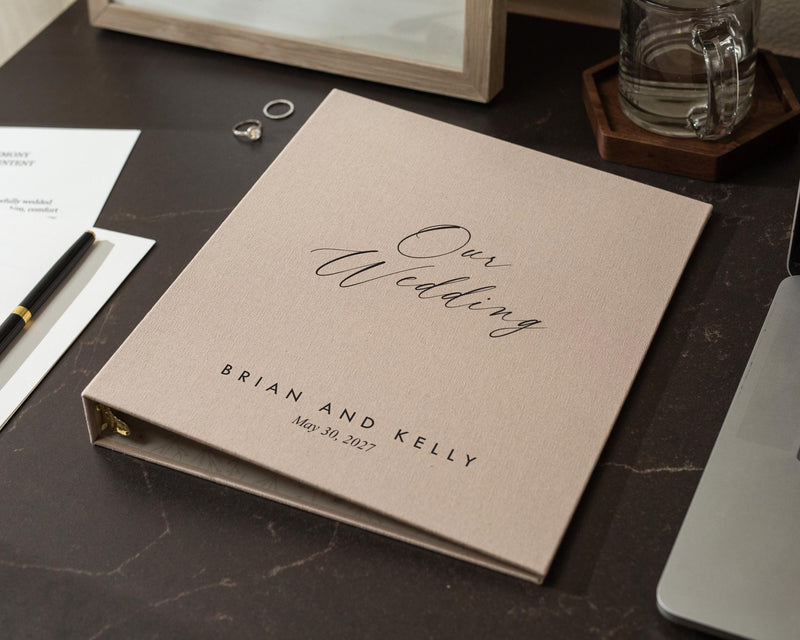 Self Stick Linen Photo Album Binder (D9)