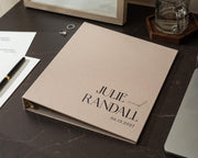 Linen Photo Album Binder (D8) - Custom Wedding Wishes Book Interactive Instax Peel-and-stick Photo Guestbook Memory Keepsake