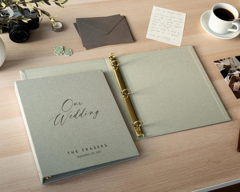 Self Stick Linen Photo Album Binder (D9)
