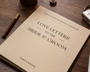 Letters to the Bride & Groom Scrapbook Binder w/ 20 Pages (D4) - Wedding Guestbook Keepsake Photos Marriage Memory Newlywed Engagement Gift