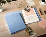 Letters to the Bride & Groom Scrapbook Binder w/ 20 Pages (D4) - Wedding Guestbook Keepsake Photos Marriage Memory Newlywed Engagement Gift