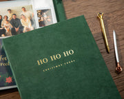 Personalized Holiday Binder w/ Foil Text - Custom Minimalist Christmas Card Album Keepsake Newlyweds Gift