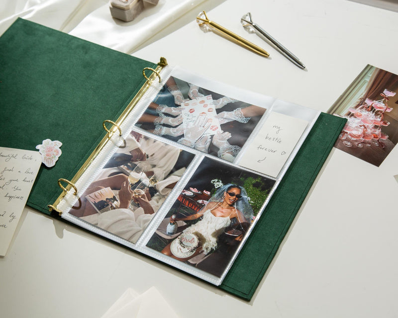 Self Stick Linen Photo Album Binder (D8)