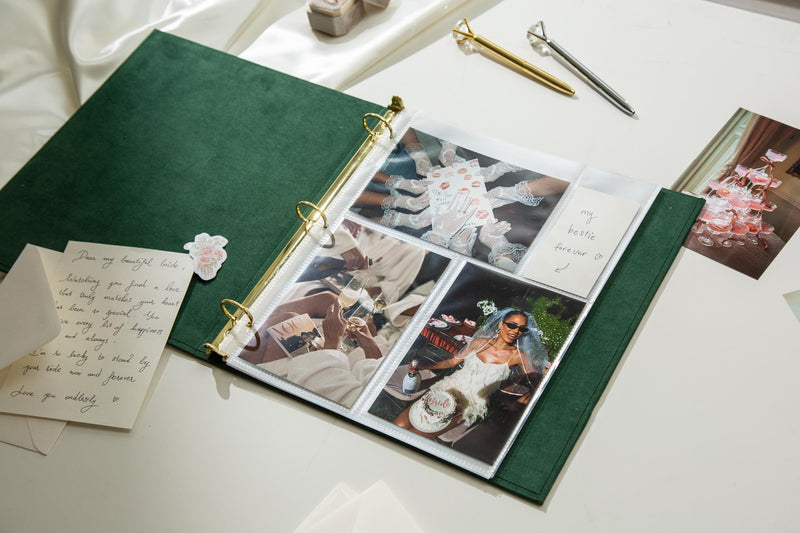 Self Stick Linen Photo Album Binder (D9)