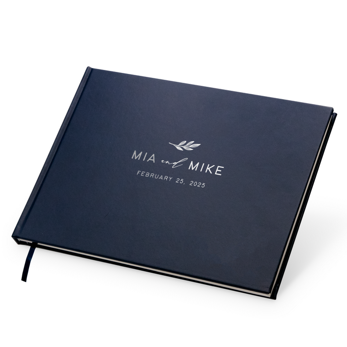 Custom Foil Personalized Guest Book - Style F7