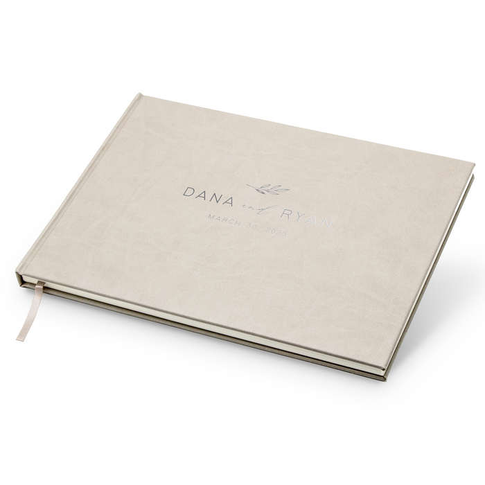 Custom Foil Personalized Guest Book - Style F7