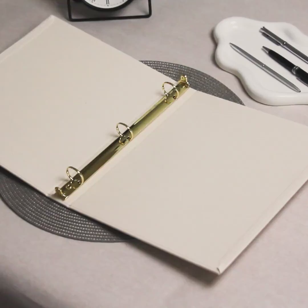 Photo Album Binder (D8) - Custom Wedding Wishes Book Interactive Instax Peel-and-stick Photo Guestbook Memory Keepsake