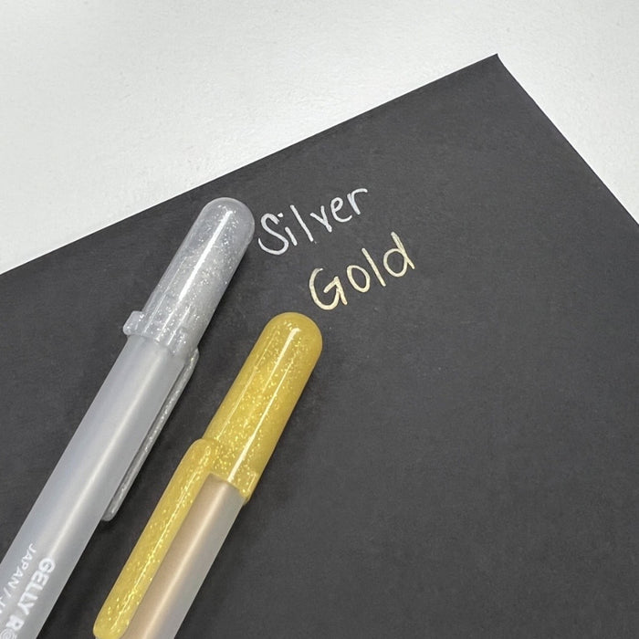 1 Gold & 1 Silver Gel Pen